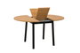 Hanah Home Mesa de Comedor Extensible Oliver - Roble y Negro